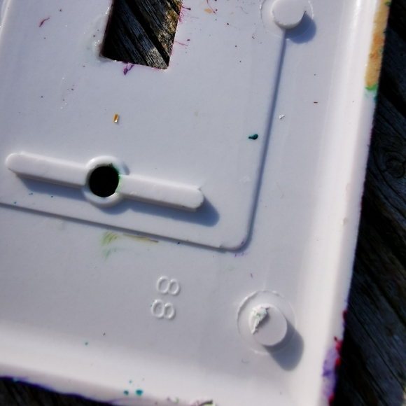 Handpainted Plastic Light Switch Plate - Picture 8 of 12
